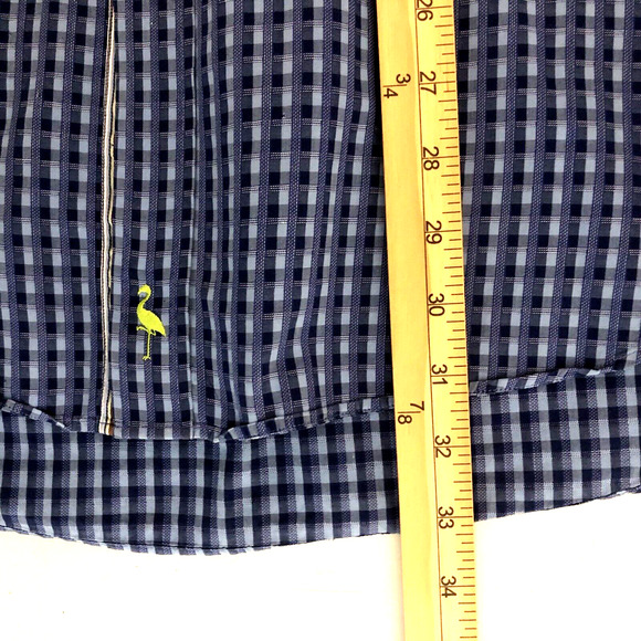 Tailorbyrd Mens Flip Cuff Long Sleeve Button Front Shirt Color Blue Size XL - Picture 6 of 10